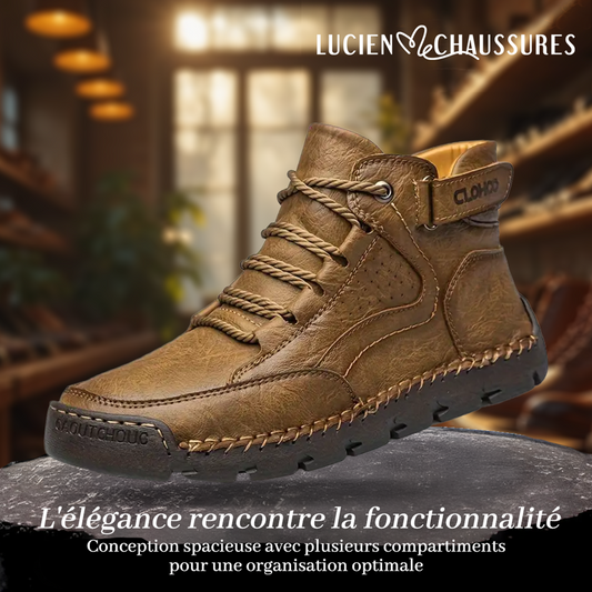 Charles | Chaussures de randonnée orthopédiques en cuir PU