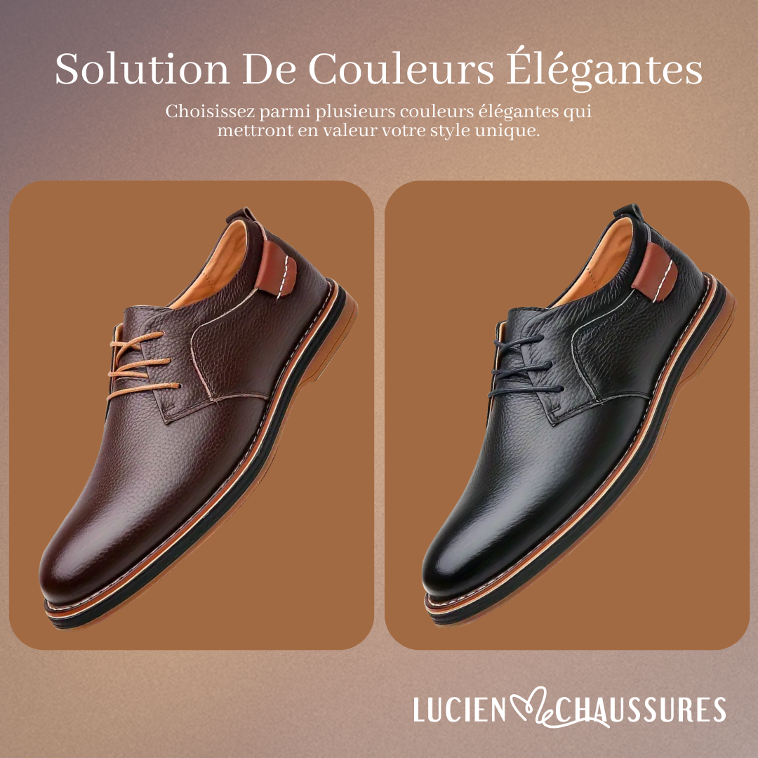 Connor | Chaussures d'affaires de couleur unie