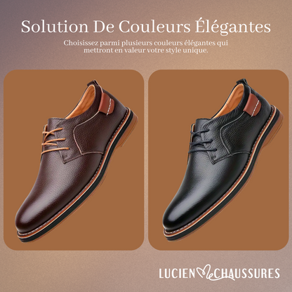 Connor | Chaussures d'affaires de couleur unie